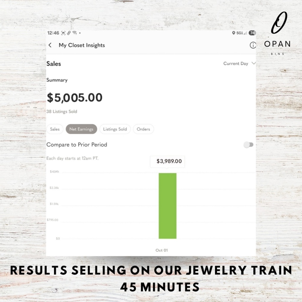 The Opan Bins JEWELRY TRAIN | FRIDAY DECEMBER 19TH - Picture 4 of 4
